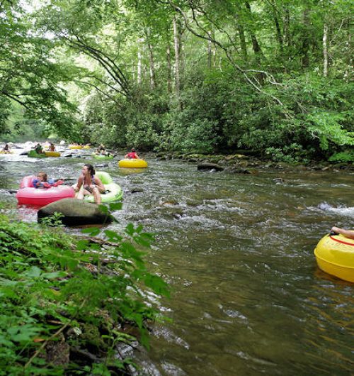 Tubing on the Toccoa River